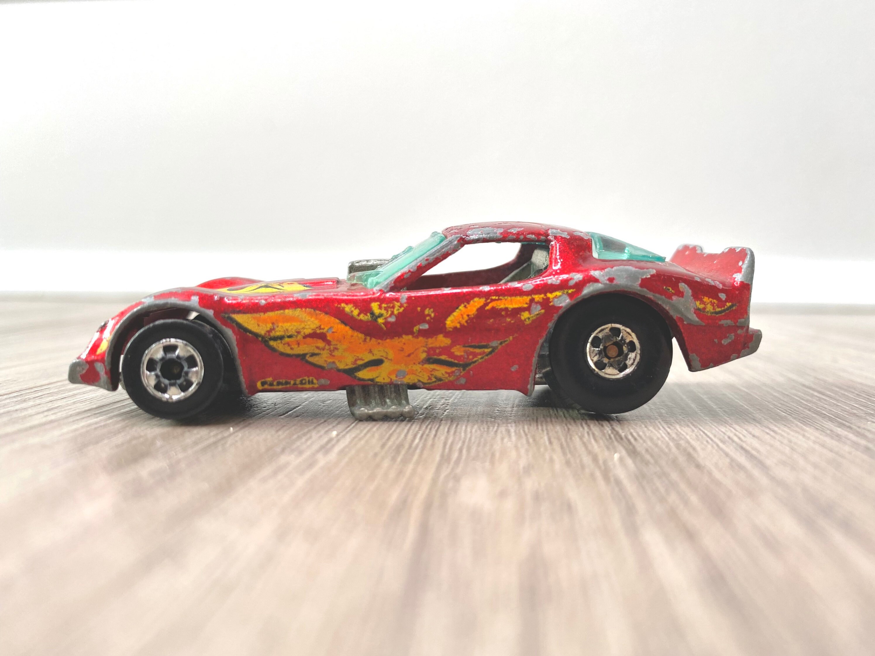 Vintage 1977 Rare Red Hot Bird Hot Wheel 1977 Hot Bird Hot Wheel