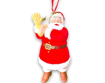 Vintage Hallmark Santa Claus Ornament, santa, santa decor, santa ornament, hallmark ornament, vintage ornament, vintage hallmark, santa clau