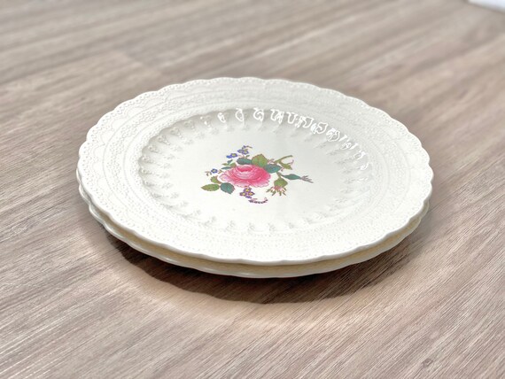 Copeland Spode Jewel Billingsley Rose Plates Copeland Spode - Etsy
