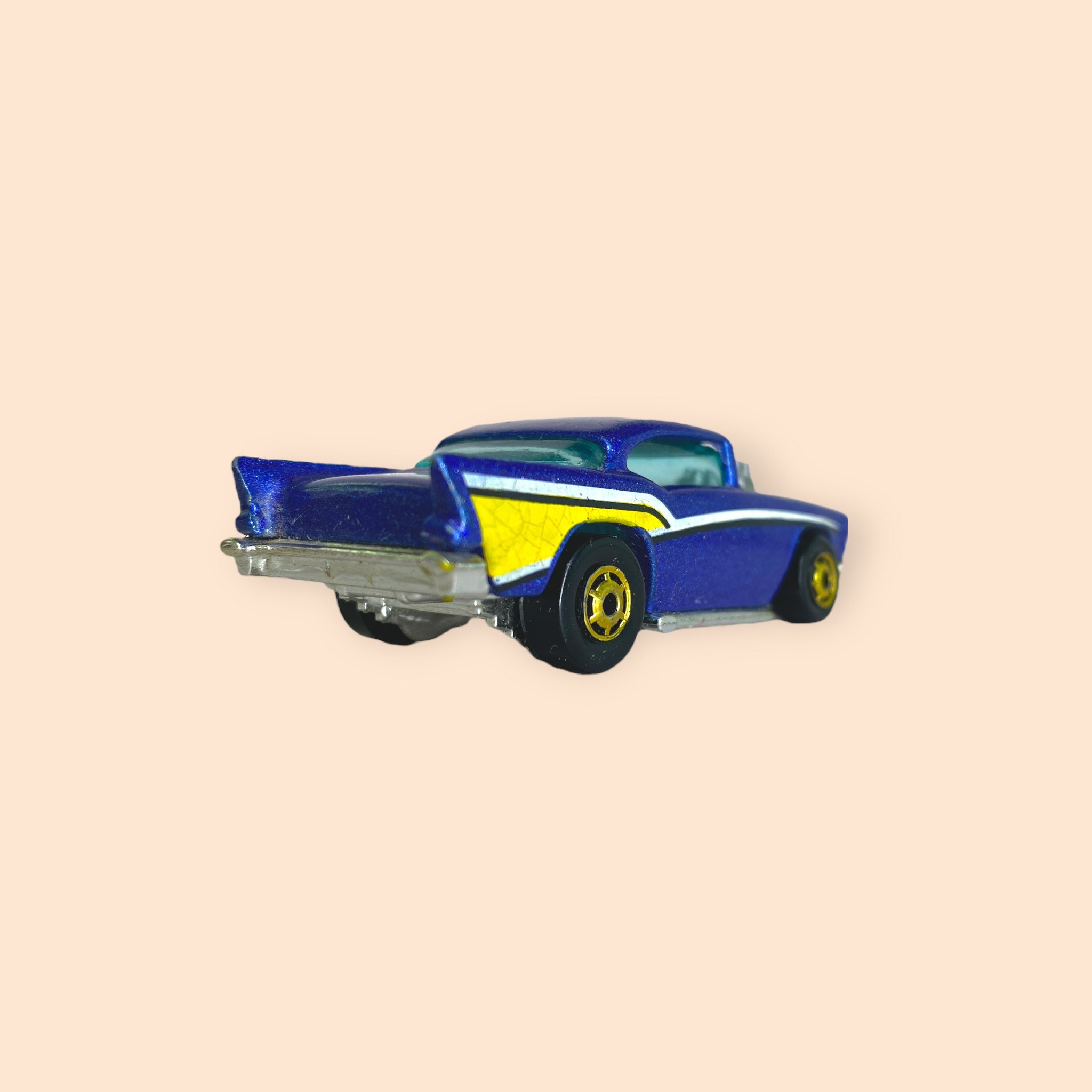 Vintage 1976 57 Chevy Bel Air Hot Wheels, Vintage 57 Chevy Blue
