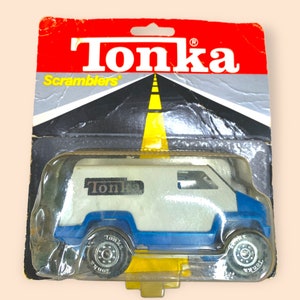 Vintage Tonka Scramblers Blue & White Van Toy, Vintage Tonka Scramblers Toy, Vintage Tonka Toy, Tonka, Tonka Toy, Vintage Tonka, Vintage Toy