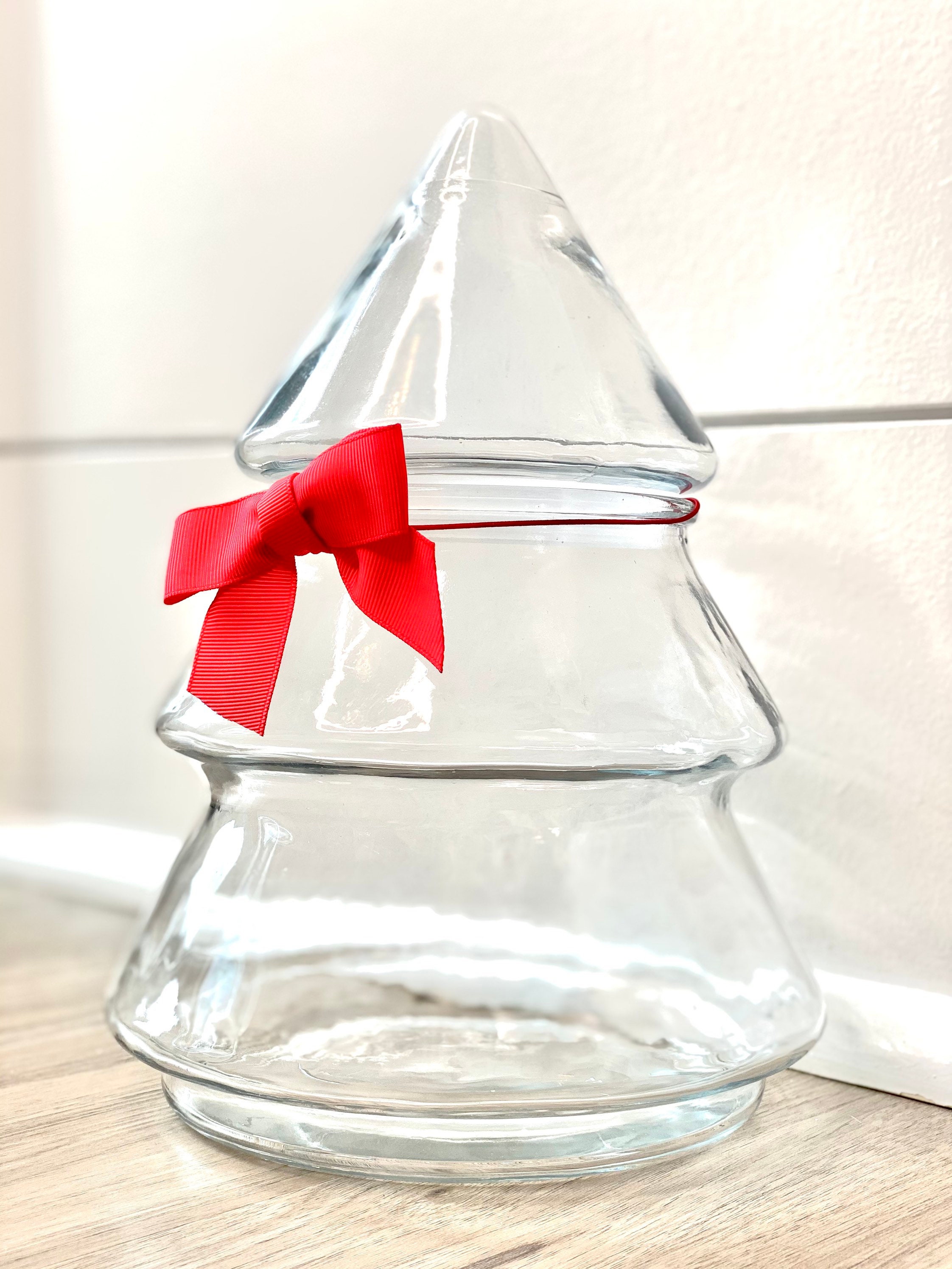 Blown Glass Christmas Tree Figural Drink Dispenser - World Market