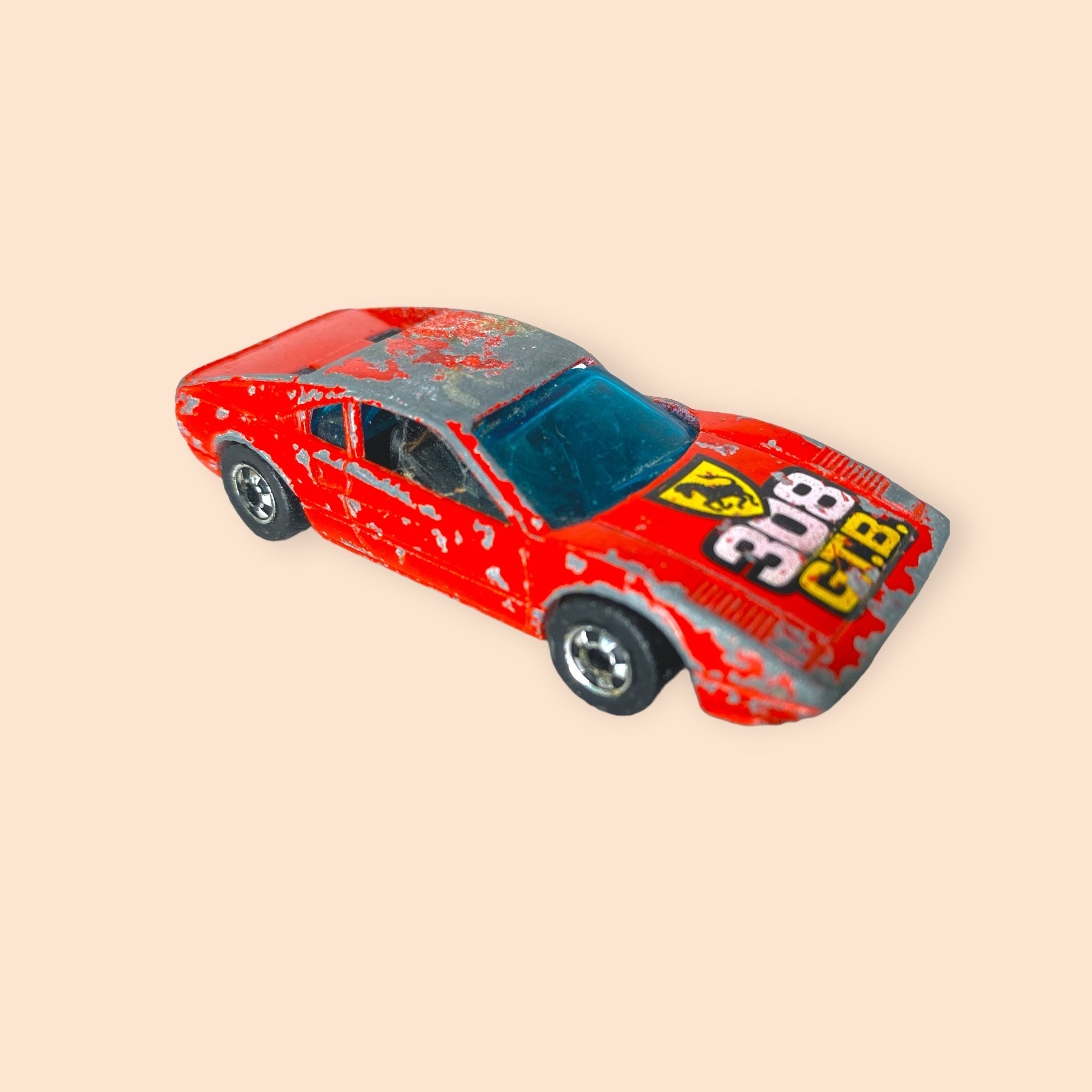 Vintage 1977 Hot Wheels Ferrari 308 GTB, 1977 Red Race Bait 308