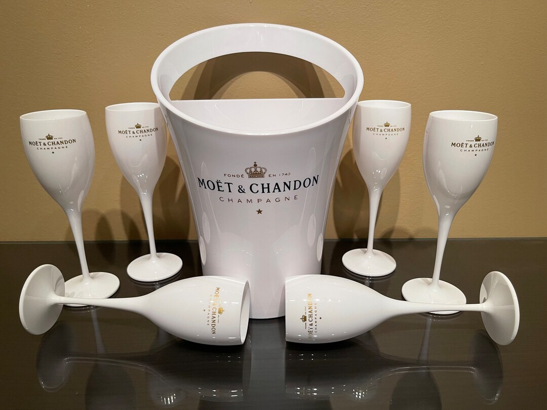 MC Champagne Ice Bucket And/or Glasses - Etsy