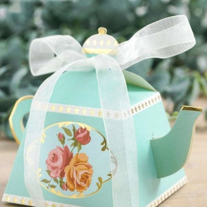 Teapot Boxes Gift favor boxes, Wedding, Bridal Shower, Engagement, Birthday, Baby Shower, High Tea, Hens Party Favors, Pink Blue Bonbonniere