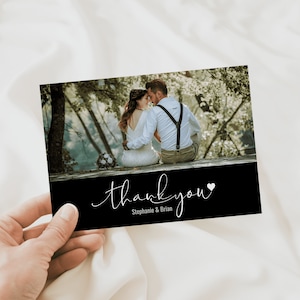Biglietti di ringraziamento personalizzati per matrimonio, biglietti di ringraziamento per matrimonio con foto, biglietti di ringraziamento con foto per matrimonio, cartoline di ringraziamento, personalizzate