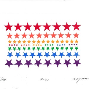 Beautiful, Hand Screened, Signed Serigraph, Christmas Card Art with various quantities with envelopes
