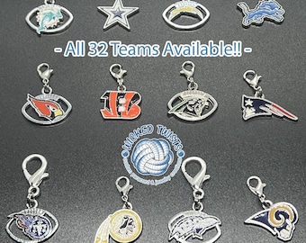 Football Zipper Pulls