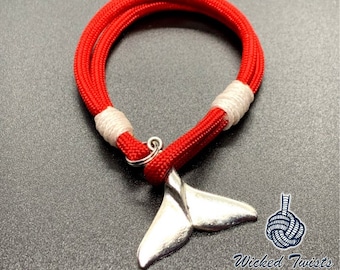 Whale Tail Paracord Bracelet / Anklet