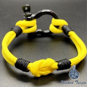 Nautical bracelet | Knot bracelet | Rope bracelet | Paracord bracelet | Shackle Bracelet