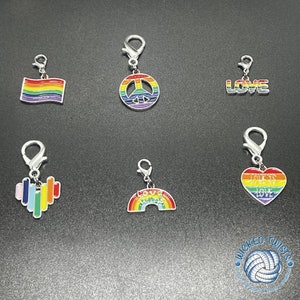 Custom Combination Pride Flag Pronouns Button - Any Pronouns - Pin, Keychain,  Magnet, Zipper Pull