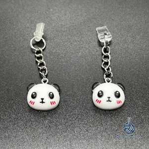 Resin Panda Head Charm Dust Plugs - iPhone, Android, Tablets, Laptops | USB-C & Lightening Port