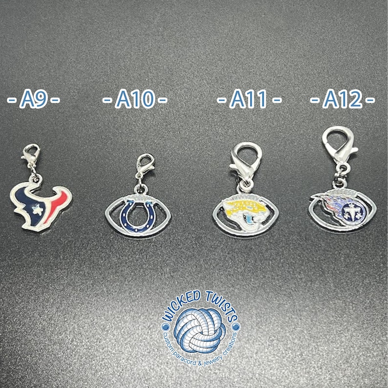 Football Zipper Pulls image 4