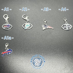 Football Zipper Pulls image 2