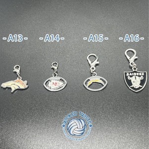 Football Zipper Pulls image 5