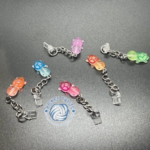 Glow In the Dark Turtle Charm Dust Plugs - iPhone, Android, Tablets, Laptops | USB-C & Lightening Port