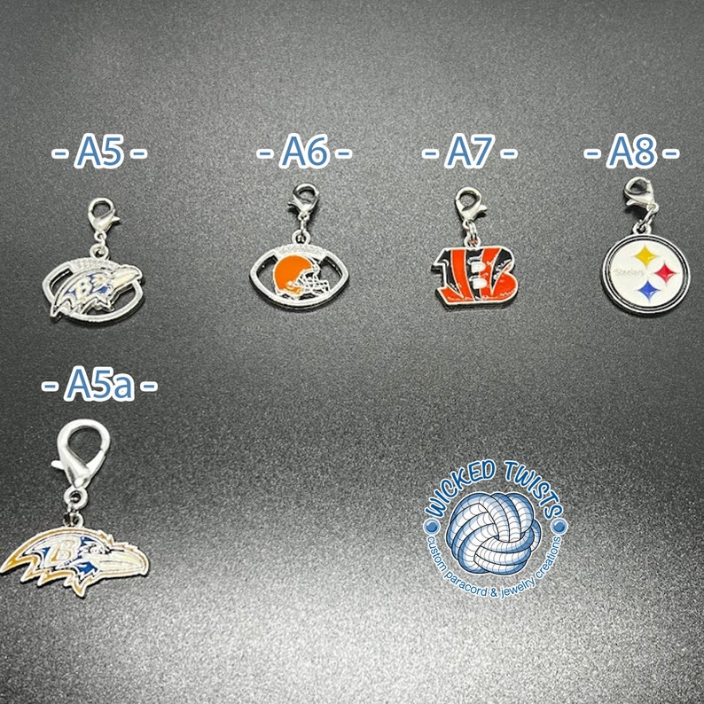 Football Zipper Pulls image 3