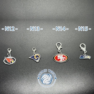 Football Zipper Pulls image 9