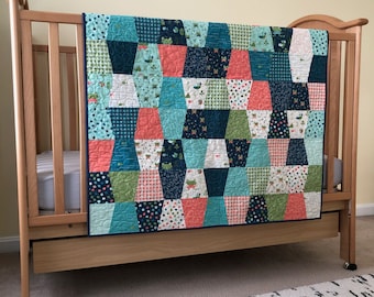 Teich-Themen-Baby-Quilt