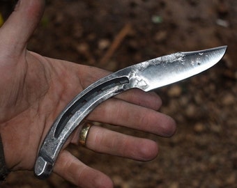 Hand forged Horseshoe knife letter opener.