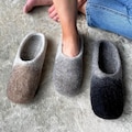 Wool Slippers: Hypoallergenic House Shoes, Eco Friendly Hygge Gifts, Warm Moisture-Wicking Footwear product logo