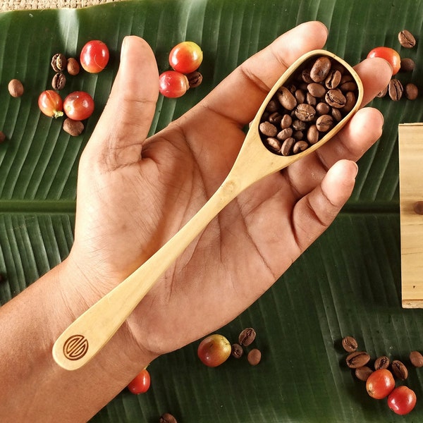 Real Coffee Wood : Long Coffee Scoop