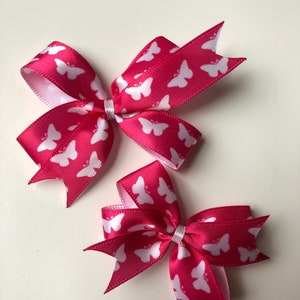 Hot Pink Butterfly Bow