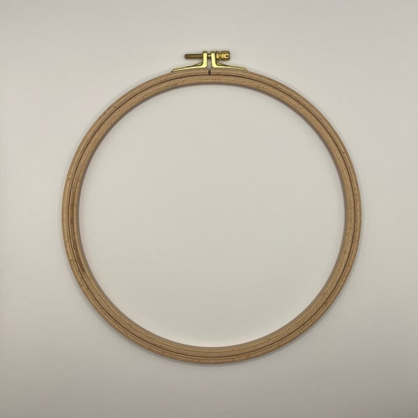 Embroidery hoop 22 cm, embroidery frame, embroidery frame with screw, modern embroidery, embroidery, embroidery frame 22 cm diameter