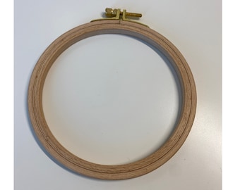 Borduurring 13 cm, borduurraam, borduurraam met schroef, modern borduren, borduren, borduurraam 13 cm diameter