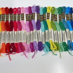 Set di fili da ricamo, filo da ricamo, filato da ricamo, set da ricamo, set di fili da ricamo, "Vitamina C"