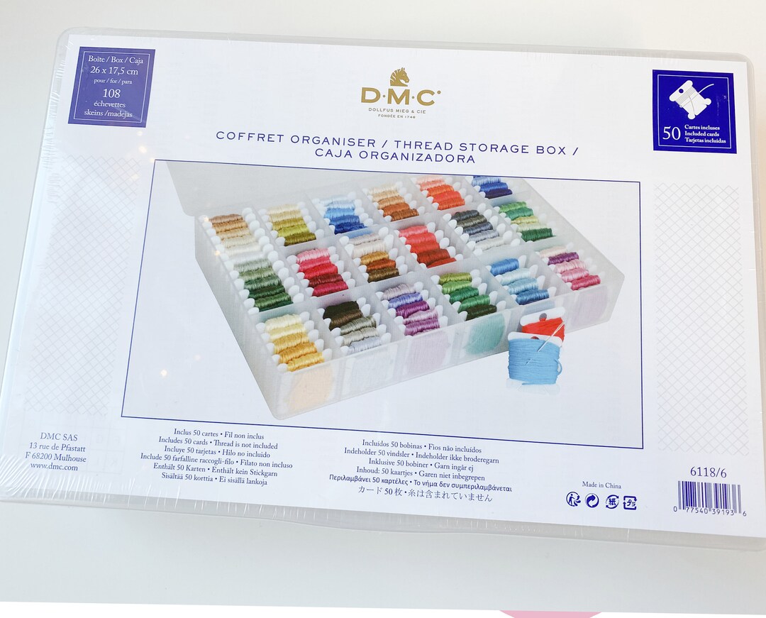 200 Stück Stickgarn Spulen Set - Garn Aufbewahrung Mit Karten