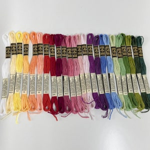 Set di fili da ricamo, filato da ricamo, filo da ricamo, filato per ricamo, kit da ricamo, set di fili da ricamo, set di filati, "Floreale"