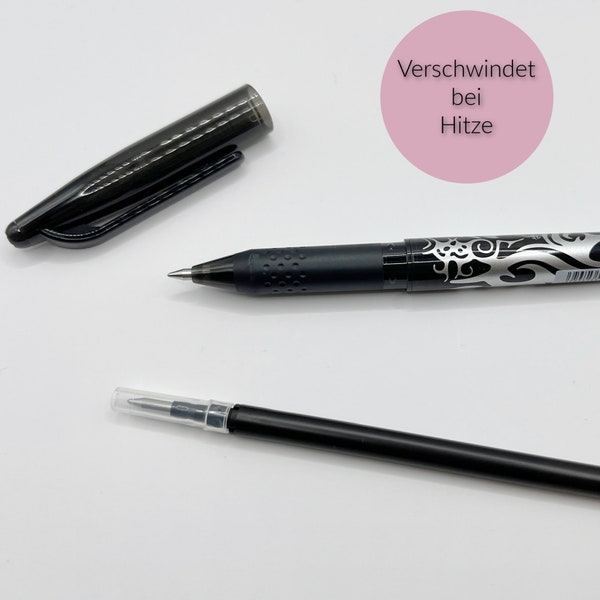 STIFT zum STICKEN, HITZESTIFT, Stift zum Aufmalen sticken, Sticken, Thermosensitiver Stift