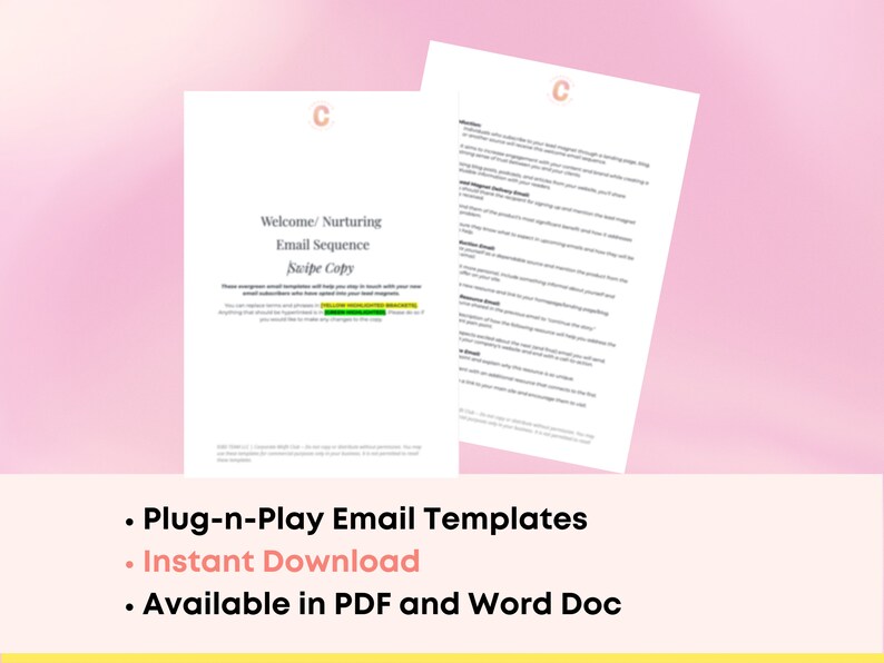 and Nurturing Email Templates Doneforyou Nurturing Email