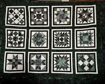 Handmade Batik Sampler Quilt