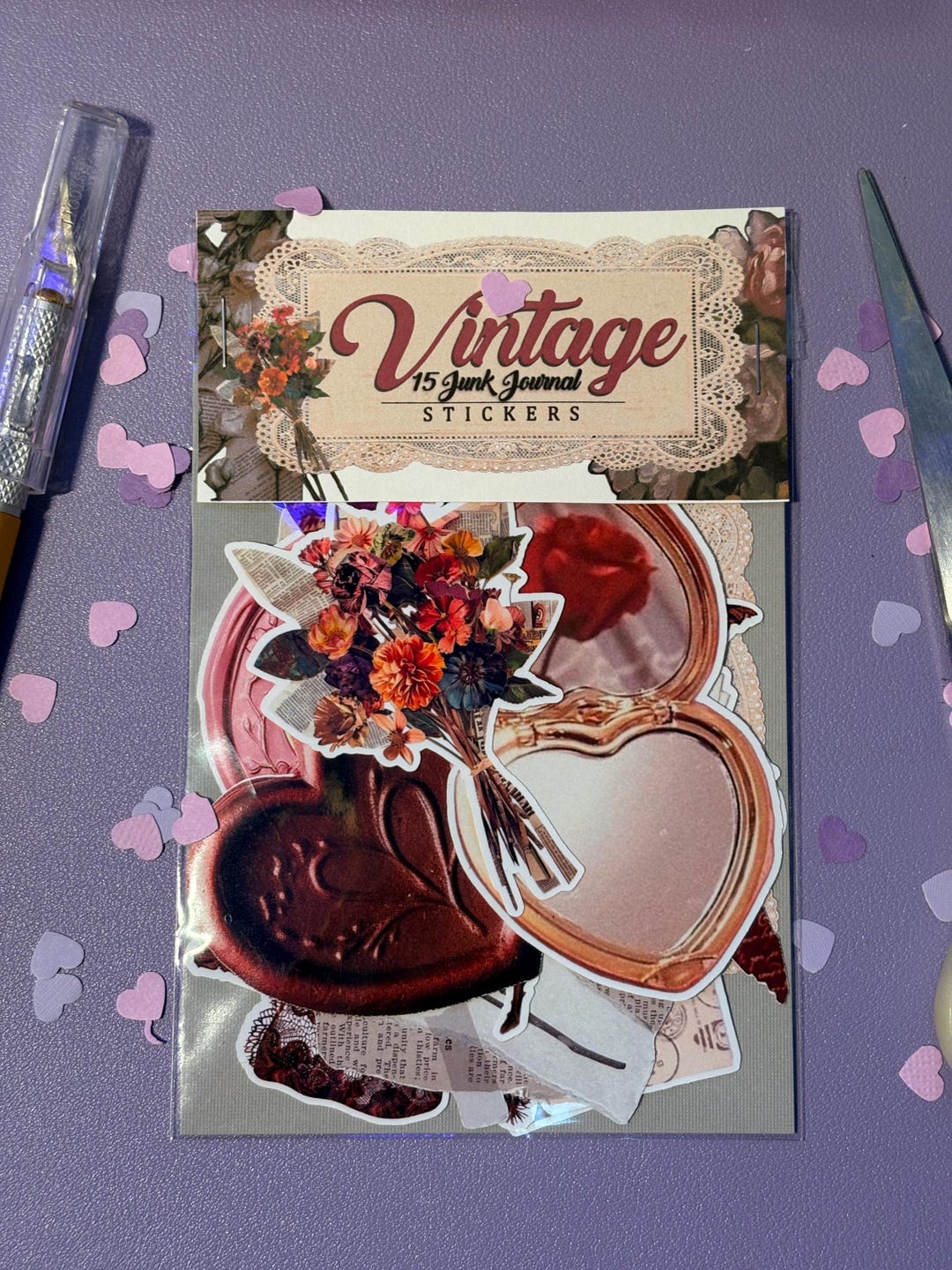 Junk Journal Stickers / Vision Board Decals / Journaling Stickers - Etsy