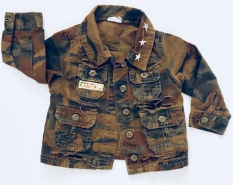 baby army jacket