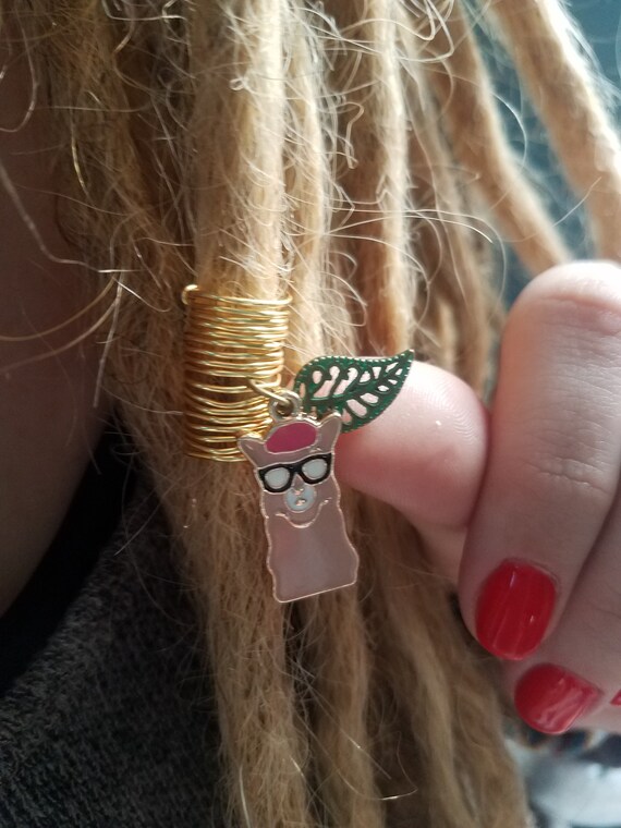 No Drama Cool Llama Gold Colored Copper Hair Jewelry Accessory Etsy