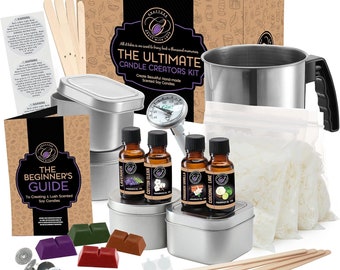 CraftZee Soy Candle Making Kit for Adults Beginners - DIY Candle Making Supplies