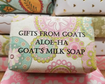 Aloe-Ha (Aloe & Milk Soap) - Goat Milk Soap