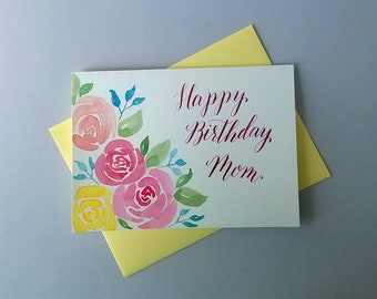 Birthday card mom | Etsy