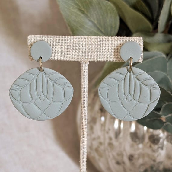 Mandala Earrings | Eucalyptus