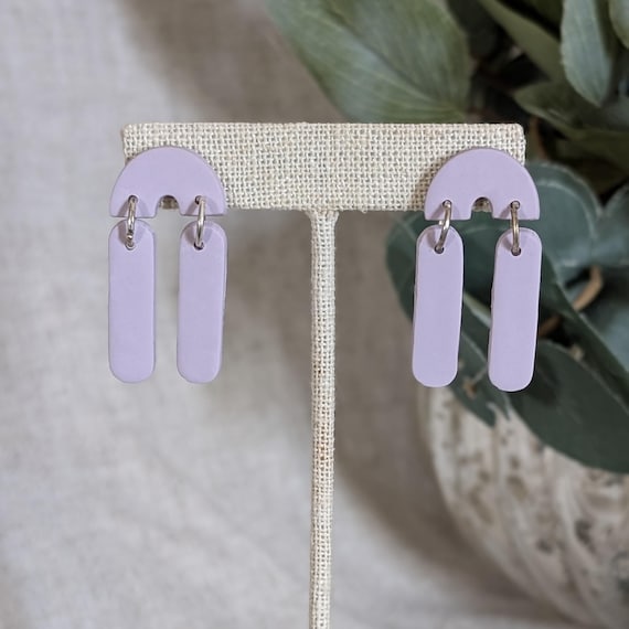 Mini Arch Dangles | Lavender