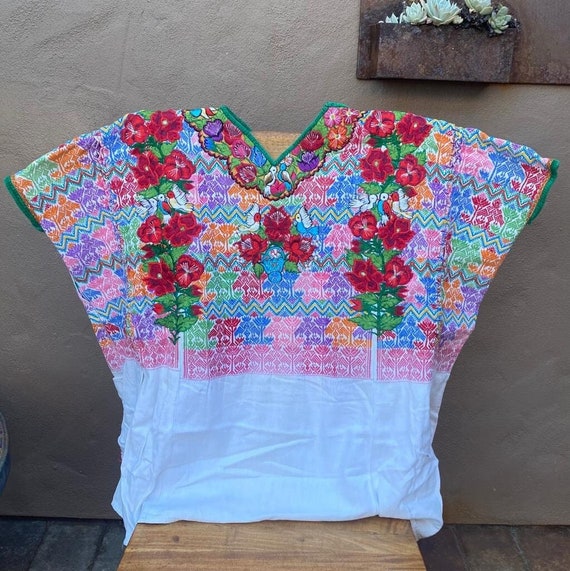Hand-Woven Guatemalan Traditional Huipil, Vintage… - image 1