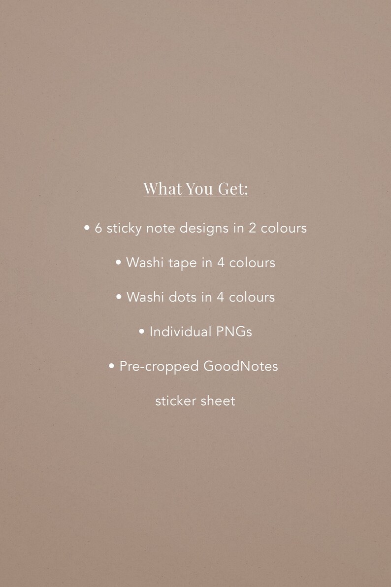 Earthy Sticky Notes Self Care Sticky Notes 1.0 (rounded) - Goodnotes Planners Notebook ...