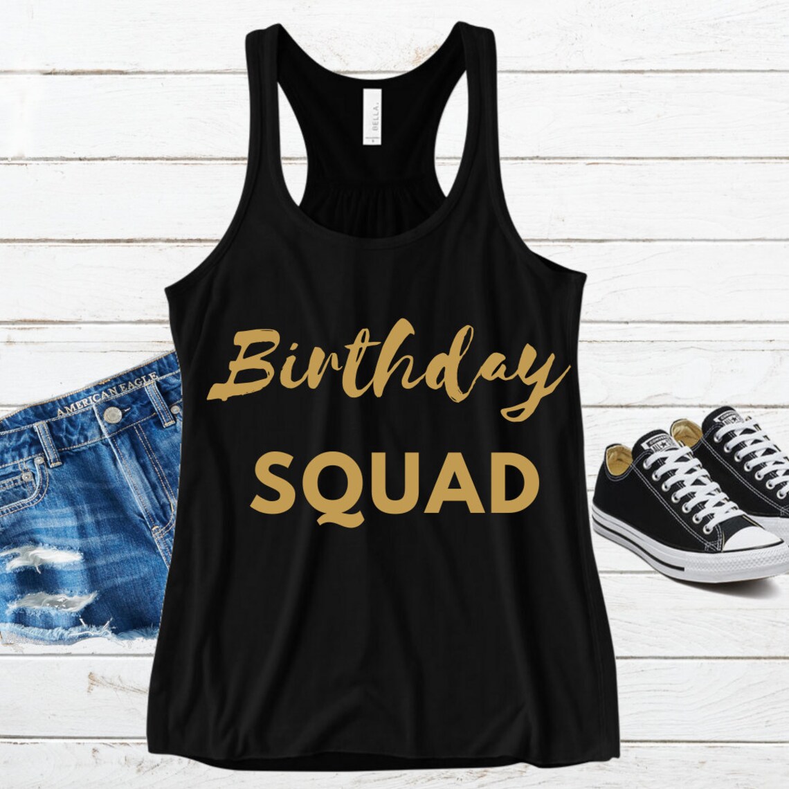 Birthday Squad Tshirts/ Birthday Girl Etsy