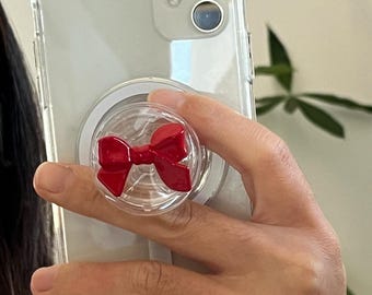 Coquette Bow Phone GripTok: nastro Y2K compatibile con MagSafe