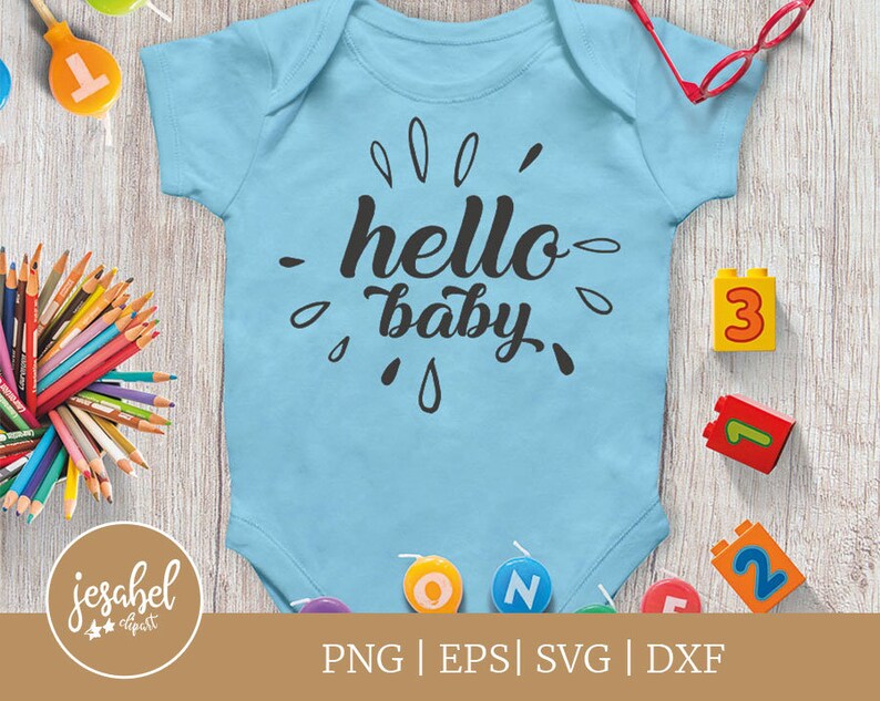 Hello Baby Svg Baby Shower Svg Newborn Baby Svg Baby Girl Etsy