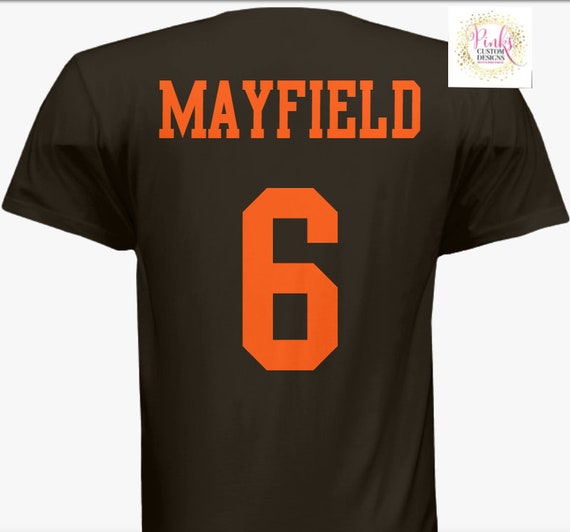 browns t shirt jersey
