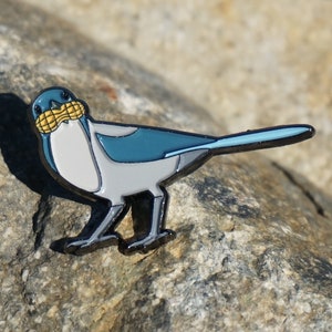 Scrub Jay Enamel Pin